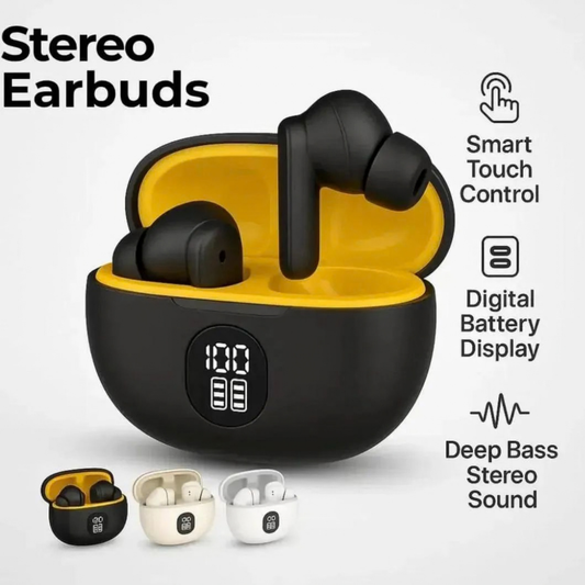 Pro 3rd Gen TWS Bluetooth Earbuds with Digital Battery Display
